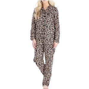 Pajama Mania Cotton Leopard Print Pajamas